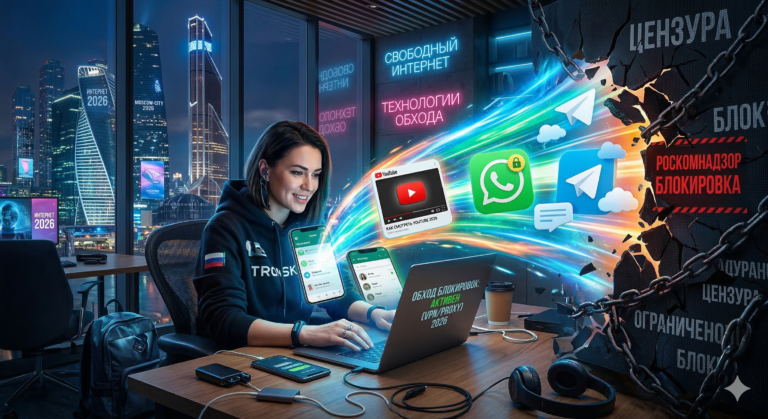 Как смотреть YouTube и пользоваться WhatsApp и Telegram в России в 2026 году